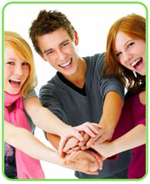 picture of happy students for motts mortgages buy to let page